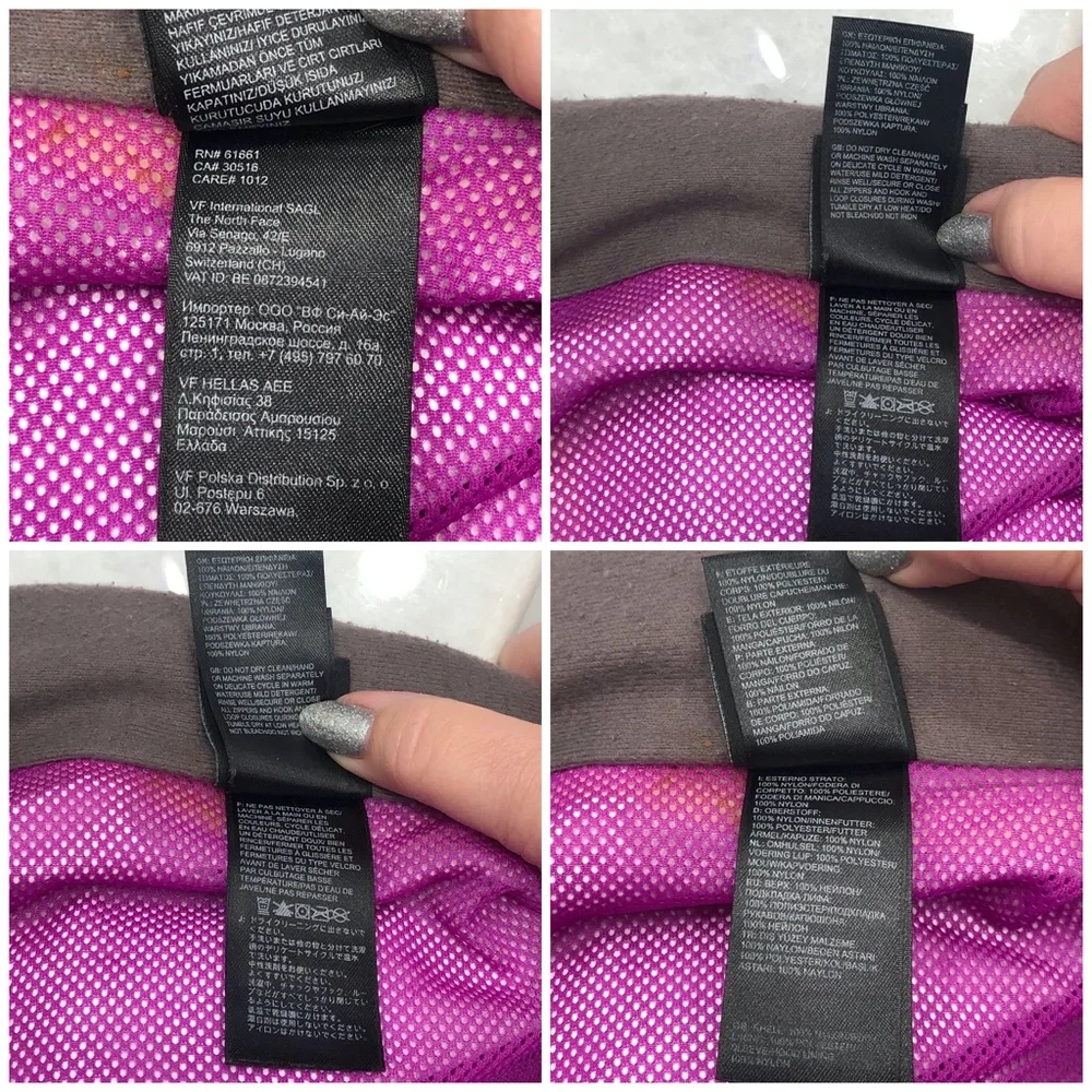 THE NORTH FACE BRIGHT PINK HYVENT RAIN JACKET WITH HOOD